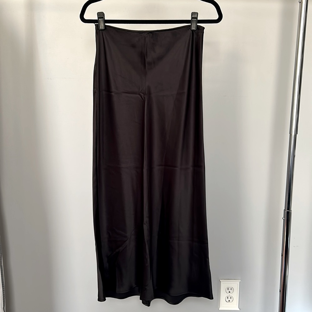 Reformation Black Silk Skirt - Size 4
